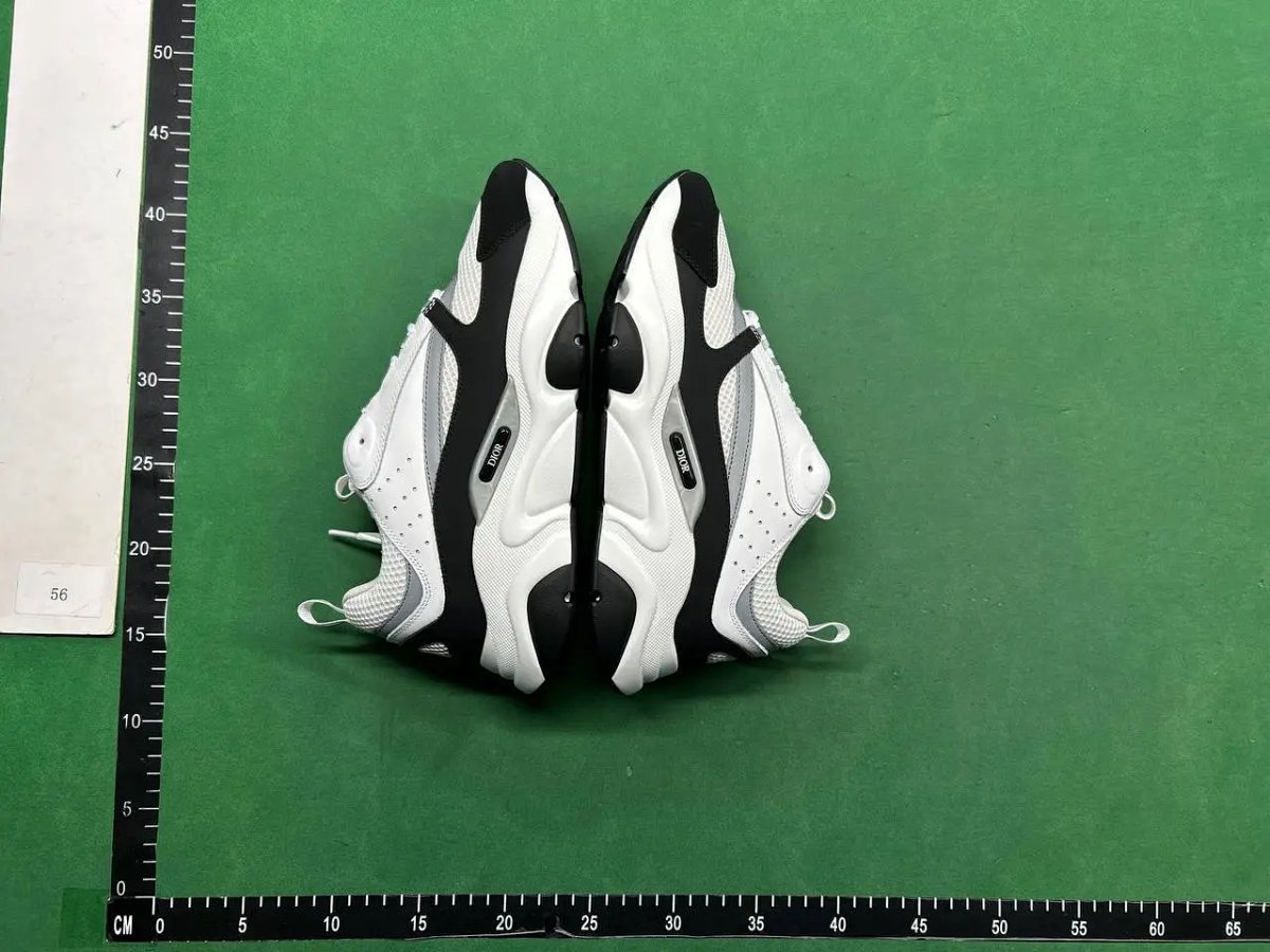 Dior B23 Low White Green Chunky Sneakers product detail 7 in Litbuy spreadsheet finds