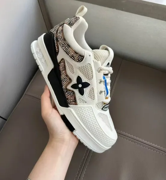 Louis Vuitton Archlight Crystal White Sneakers - 1