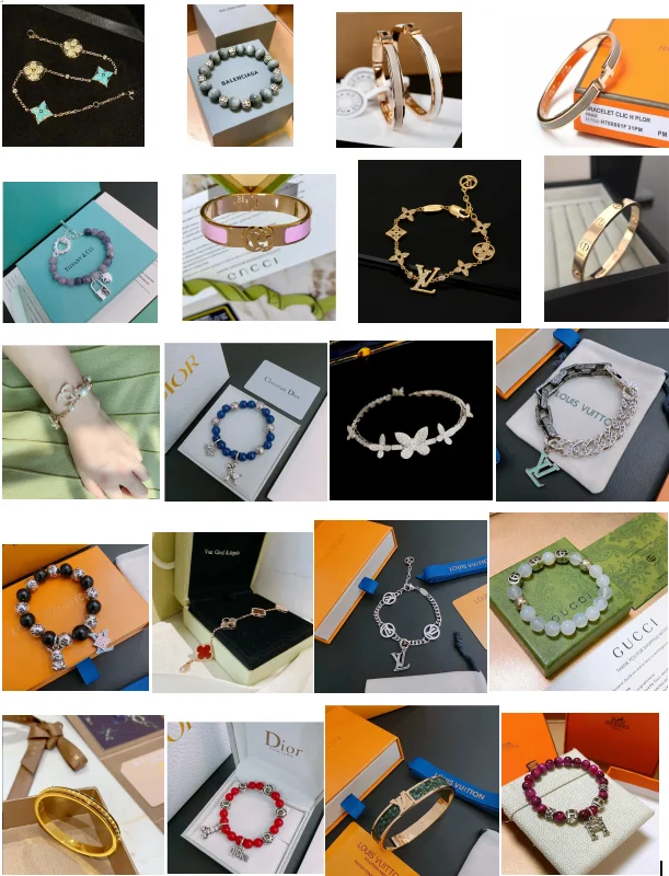 Luxury Designer Gold and Silver Bracelets Collection