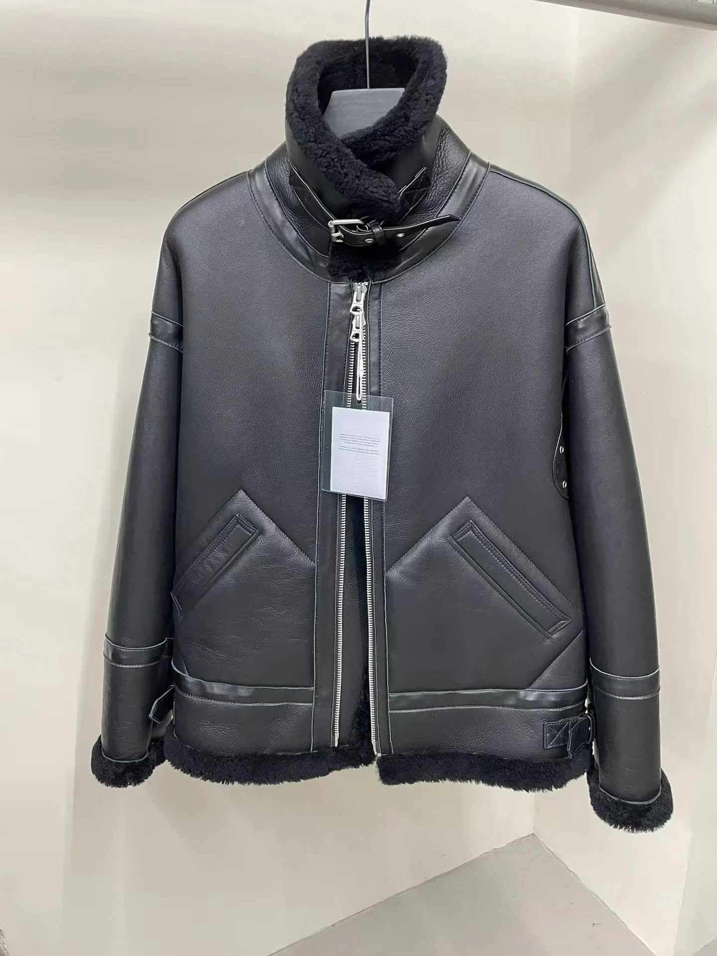 HUGO BOSS Black Leather Jacket