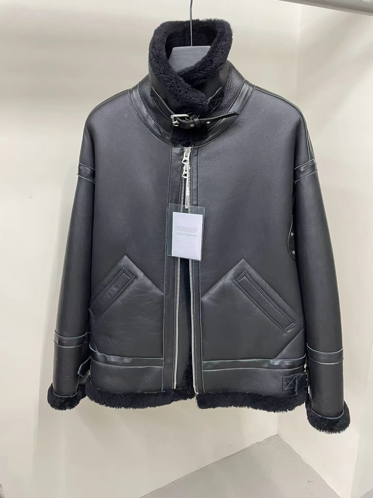 HUGO BOSS Black Leather Jacket