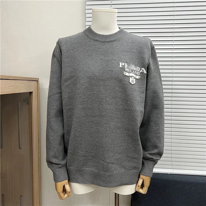 Prada Gray Round Nec