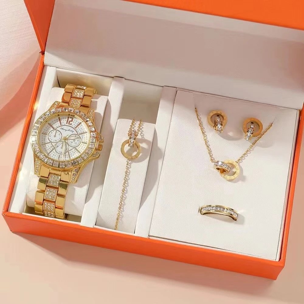 Masafei Watches Women's Watch and Jewelry Gift Set — JF-008