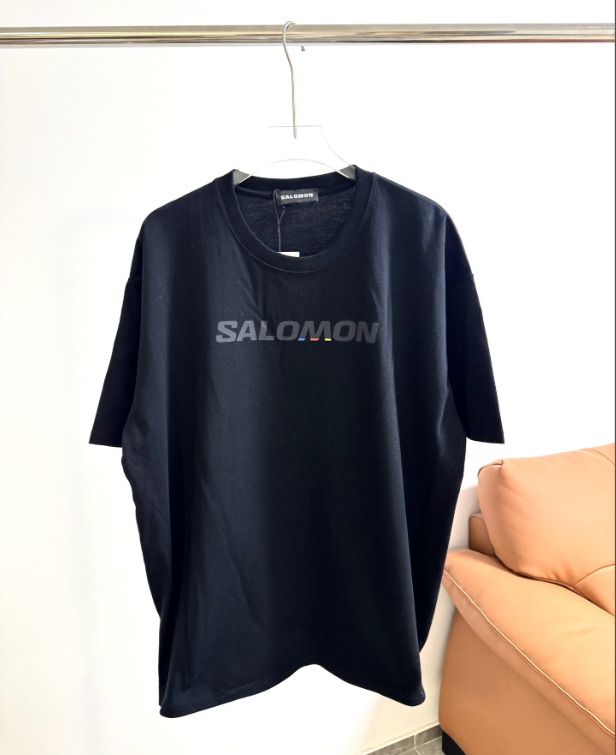 Salomon Logo Black Oversized T-Shirt