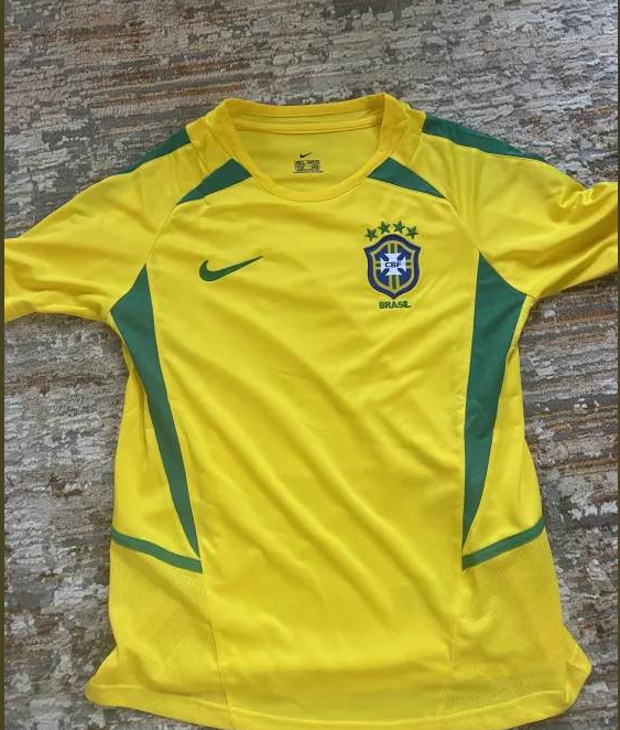 Nike Yellow Brazil Soccer Jersey