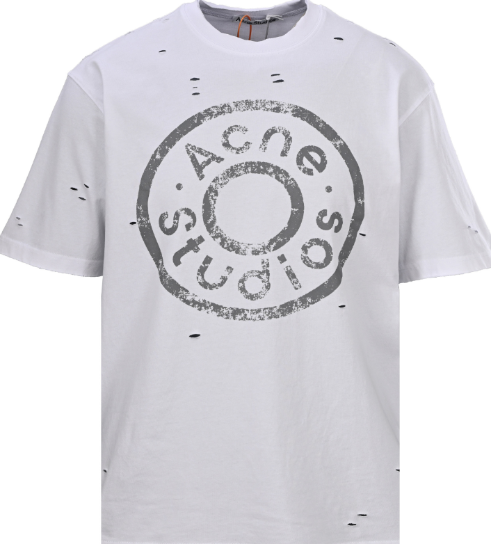 Acne Studios Bear Print Black Oversized T-Shirt