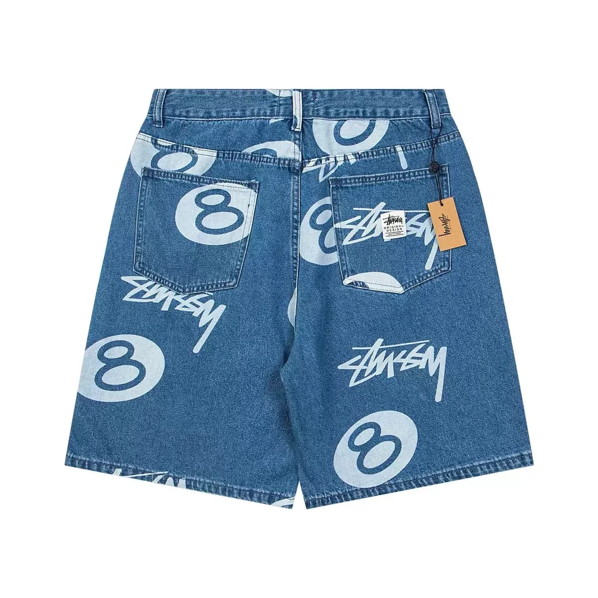Stussy Blue Denim Sh