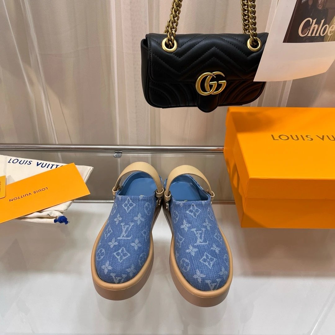 Louis Vuitton Blue Shoes