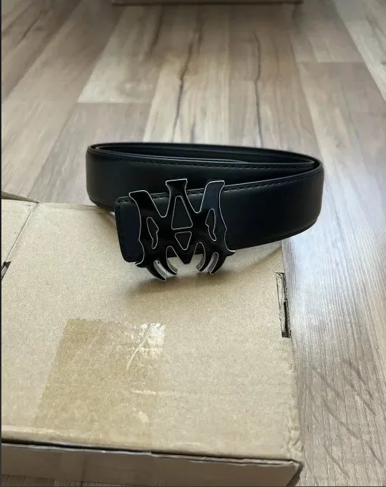 Black Leather Belt w