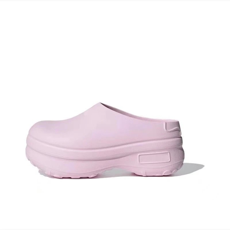 Chunky Platform Clog Lime Green Casual Slip-On