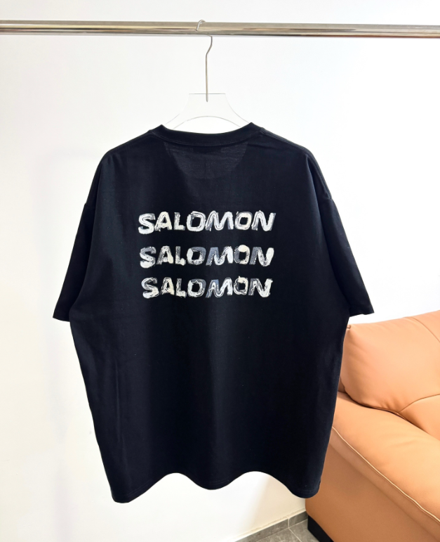 Salomon Logo Black Oversized T-Shirt