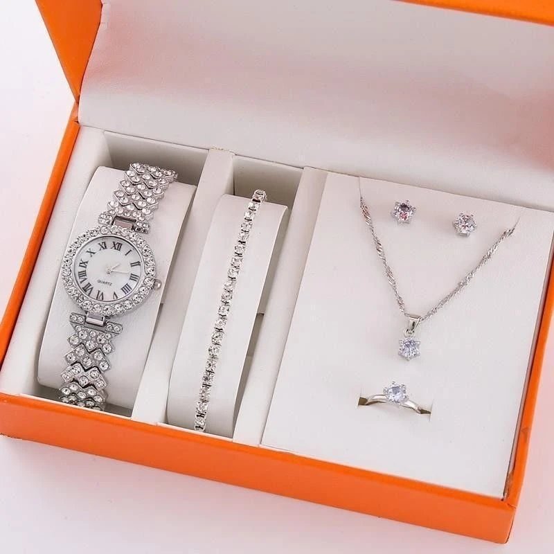 Masafei Watches Women's Watch and Jewelry Gift Set — JF-014