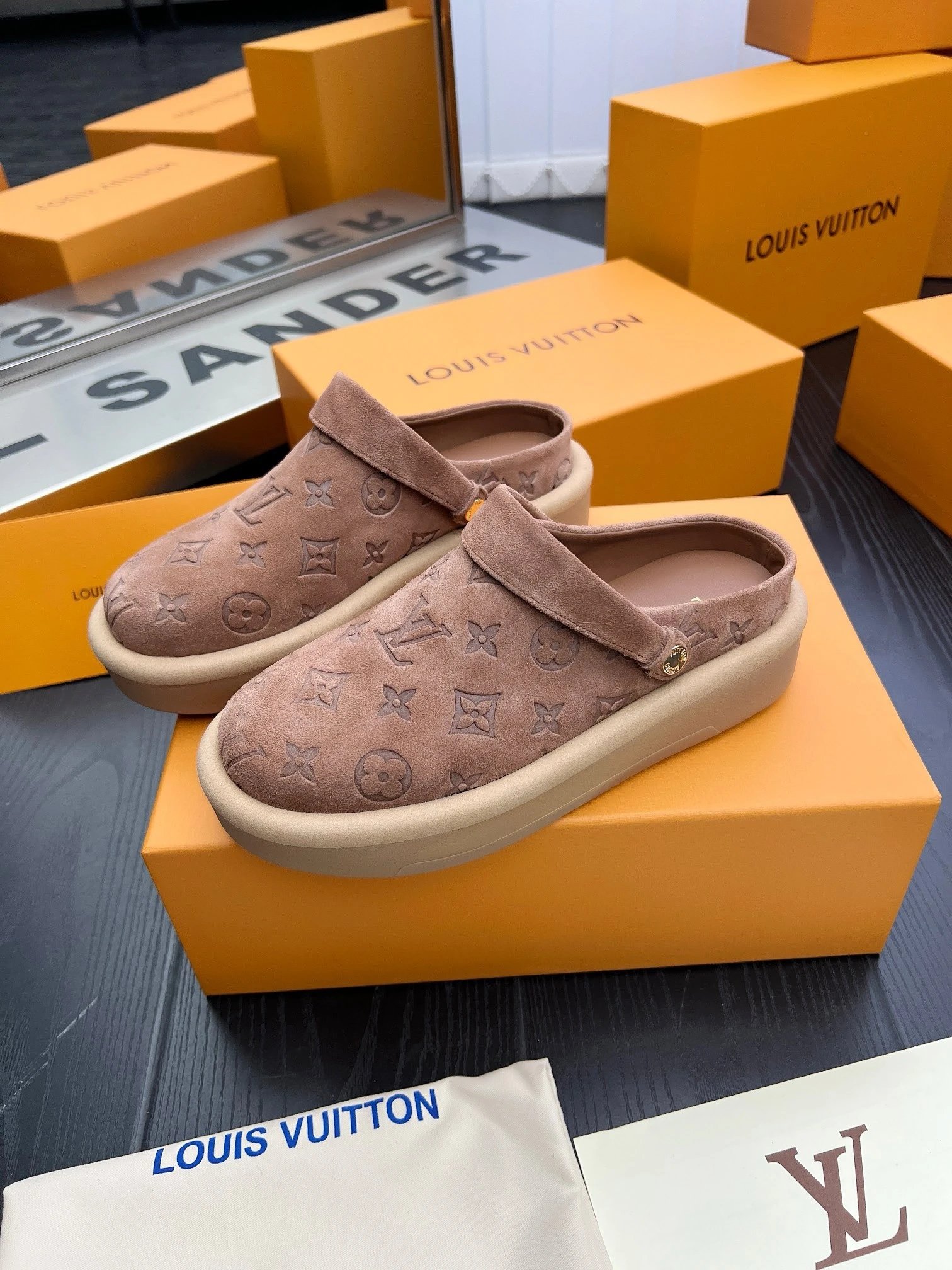 Louis Vuitton Brown Shoes