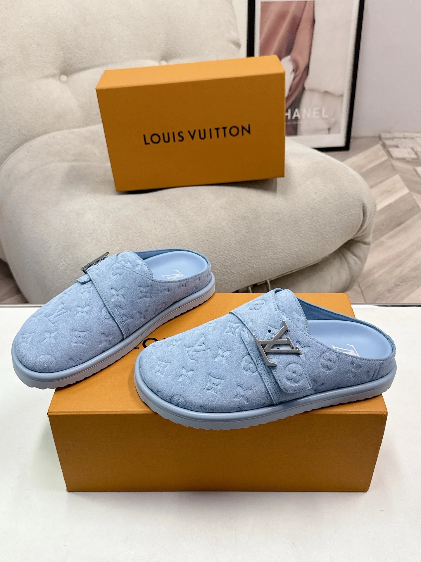 Louis Vuitton Blue Sneakers