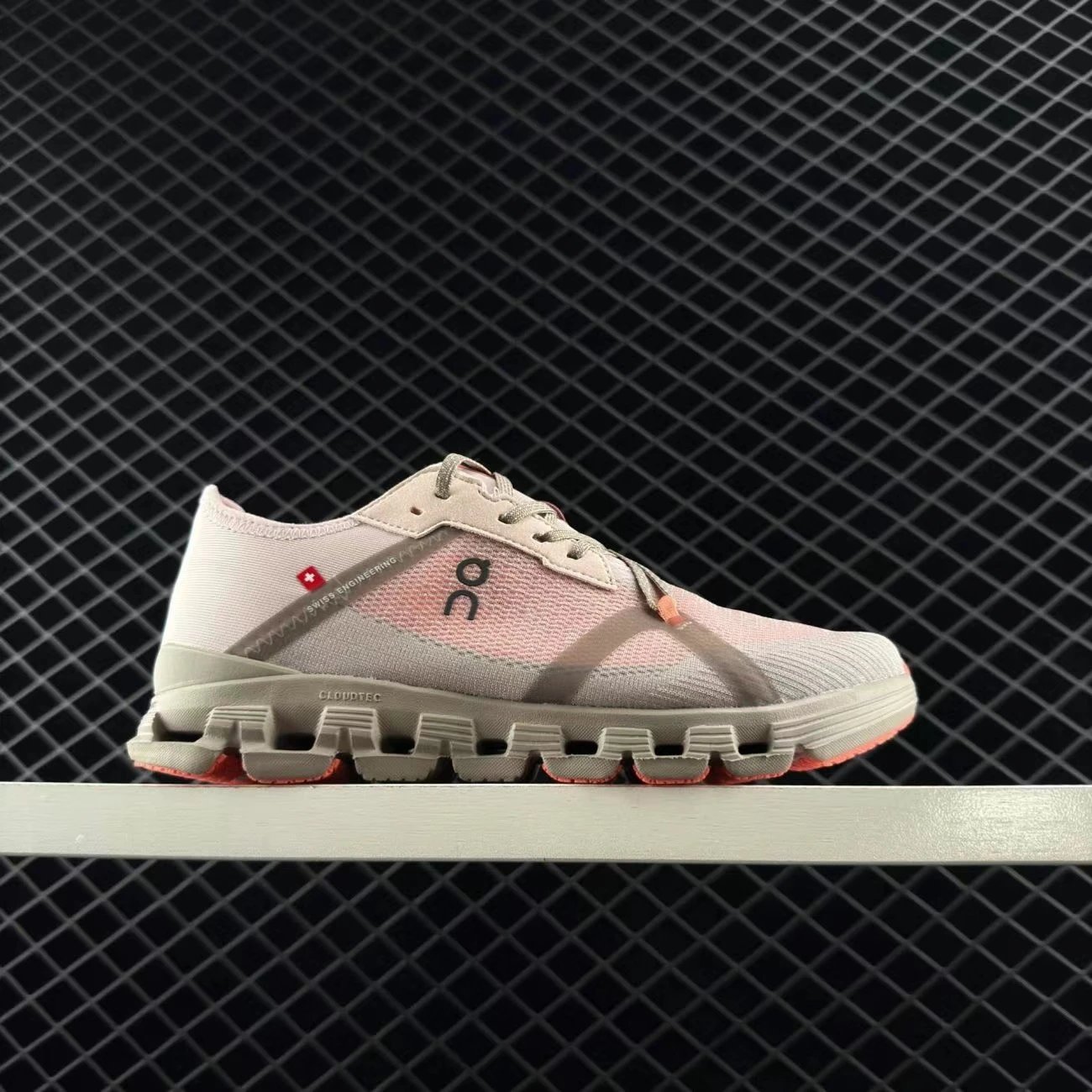 On Cloudmonster White Green Casual Running Shoes