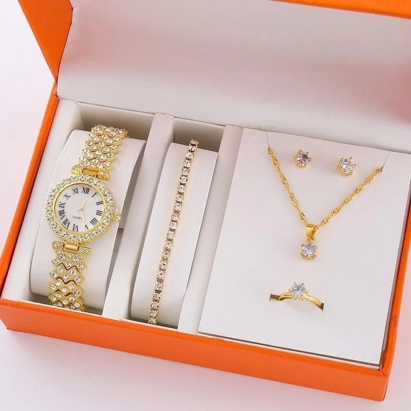 Masafei Watches Women's Watch and Jewelry Gift Set — JF-012
