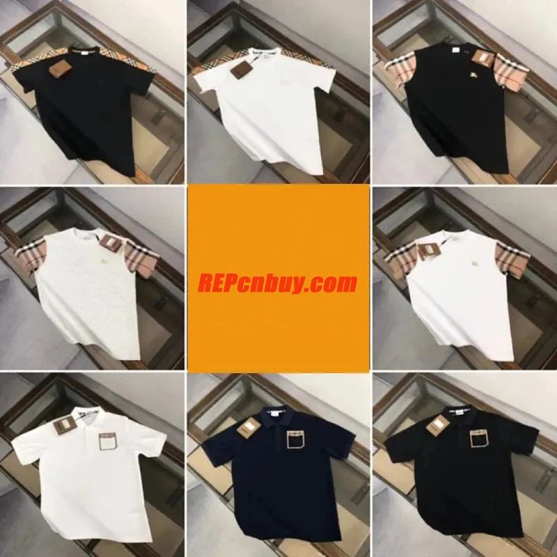 Burberry Check Sleeve T-Shirt [40 styles]