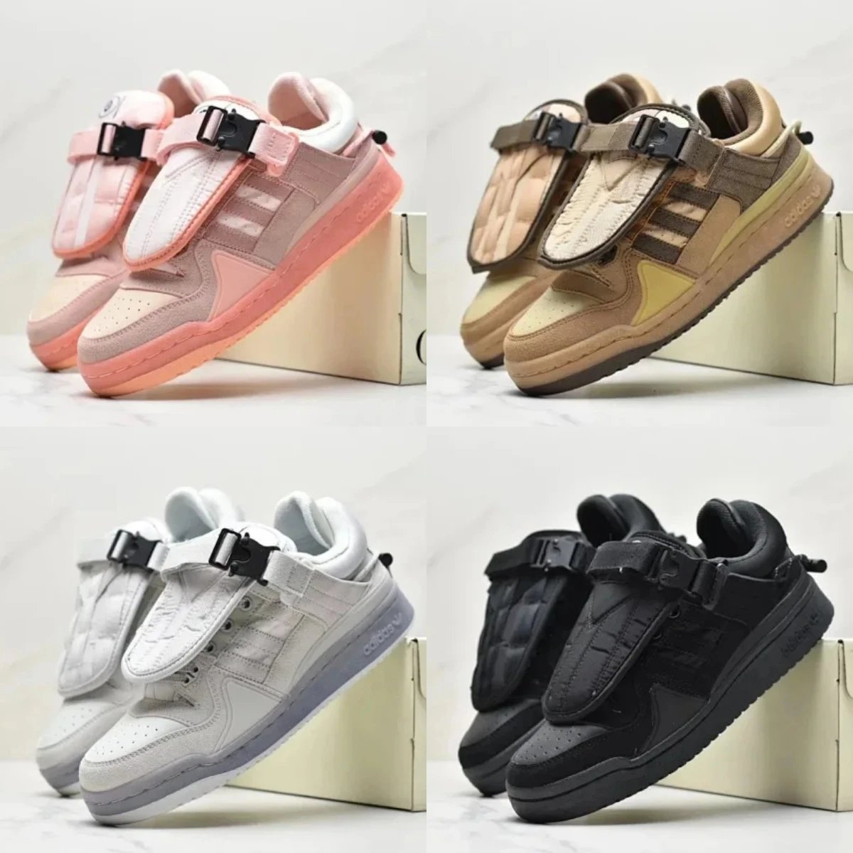 Adidas x Bad Bunny Forum Buckle Low "Easter Egg"