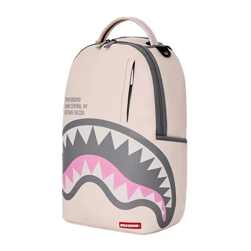 Sprayground Shark Central Beige Bag