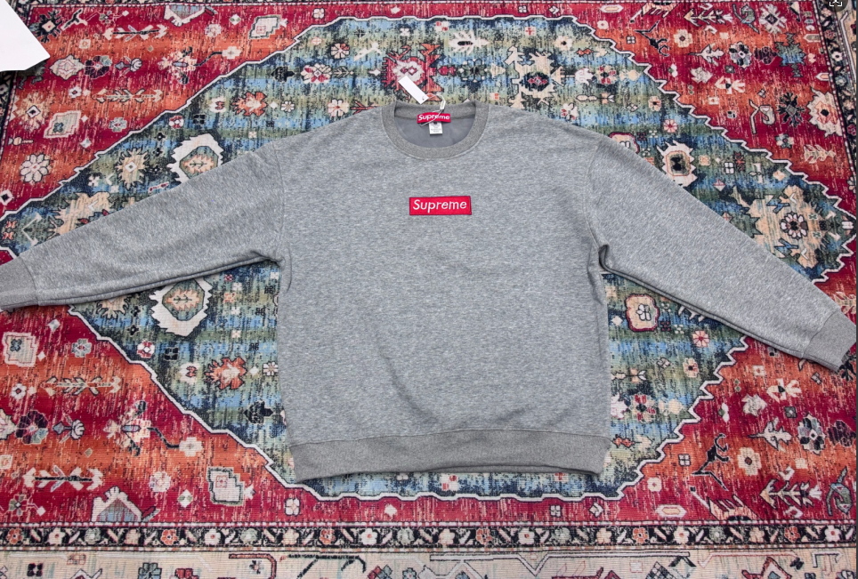 刺绣布贴Supr灰色不加绒