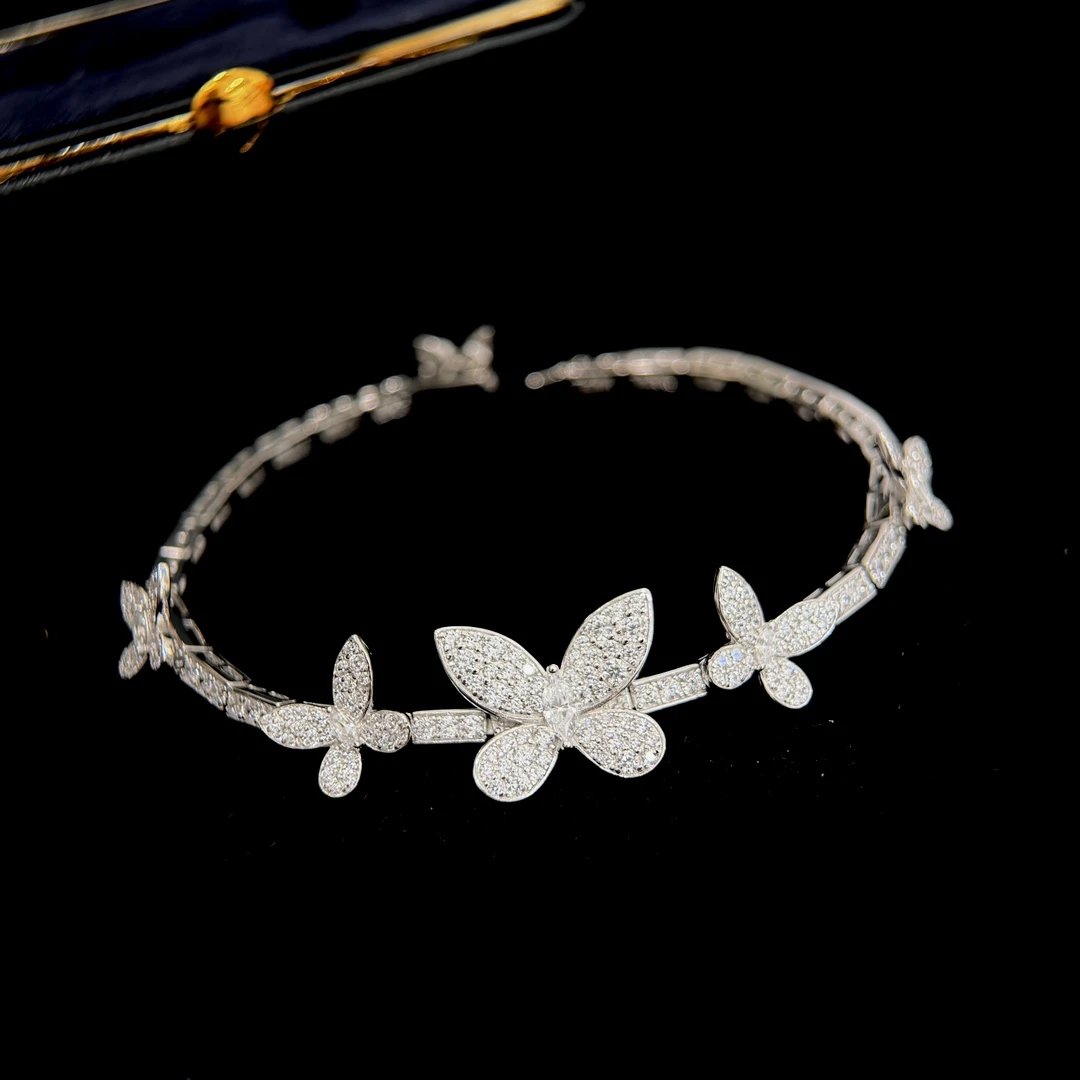 Butterfly Motif Diamond Bracelet