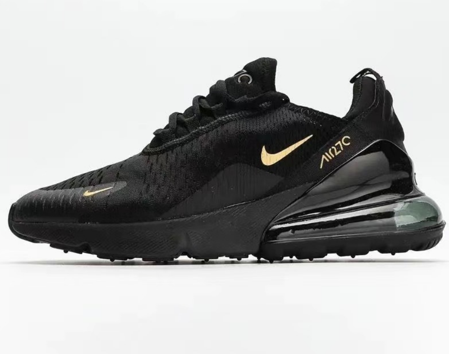 Nike Air Max 270 Black Teal Gradient Casual Sneakers