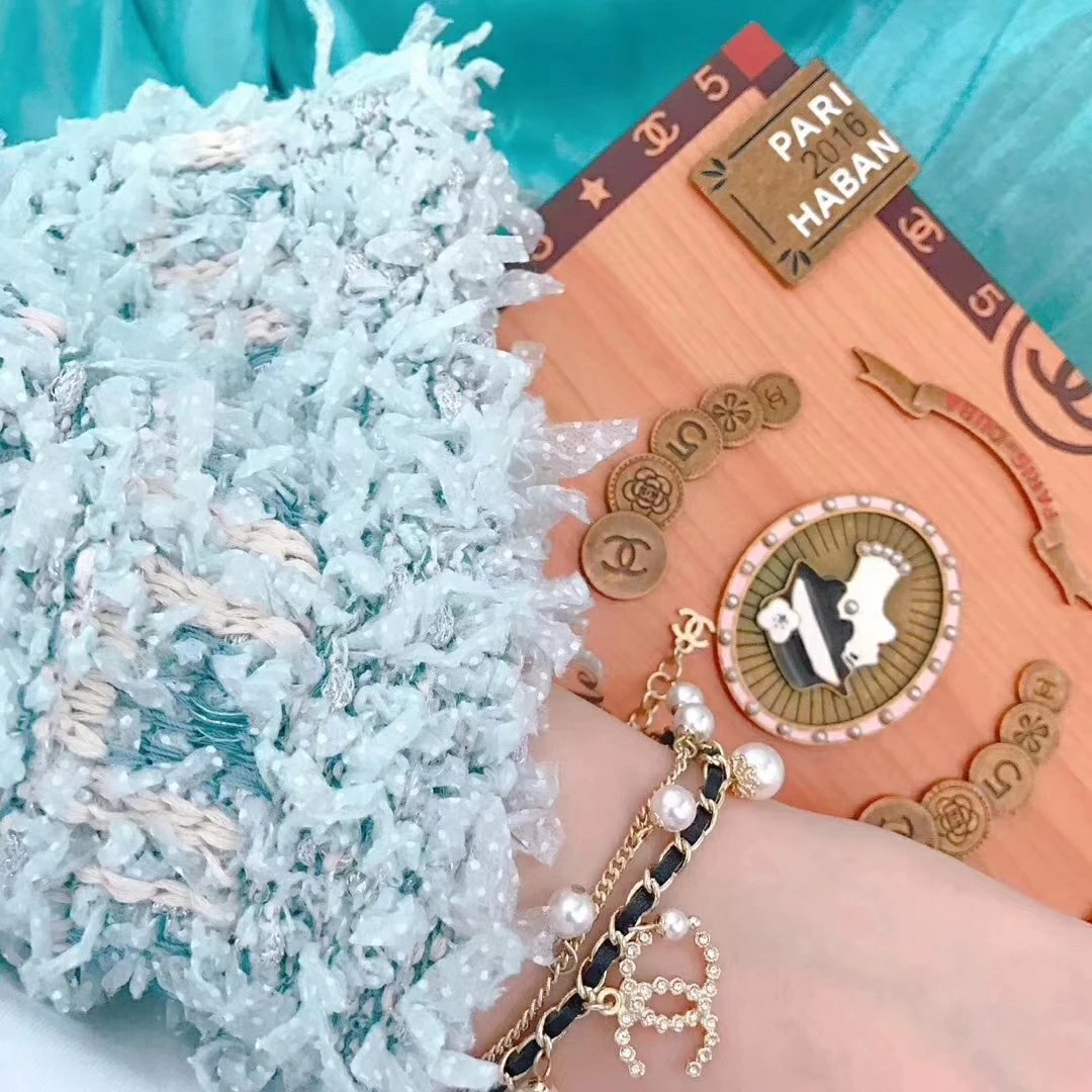Chanel Pearl embellished Silver-tone Chain Necklace