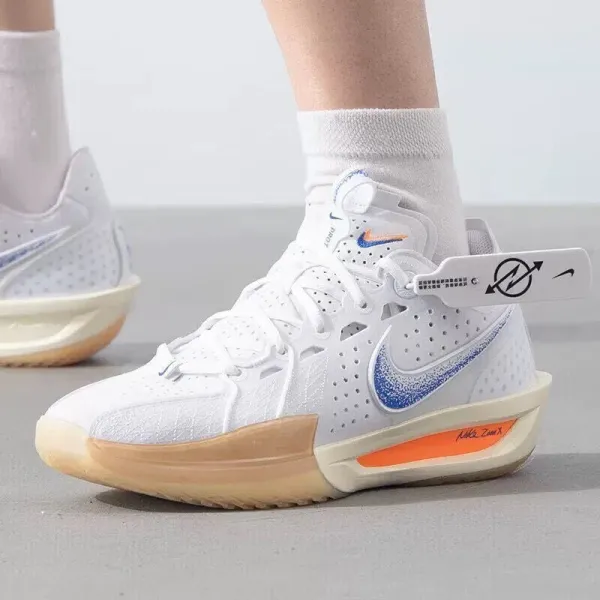 Nike Zoom X Vaporfly Next% 2 White Blue Orange Basketball Sneakers Basketball Shoes - 1