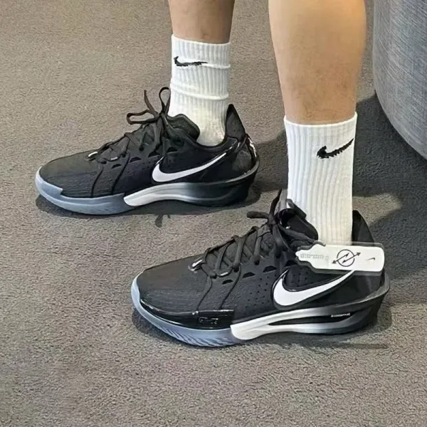 Nike Zoom GT Cut 2 Black White Sneakers Basketball Shoes - 1