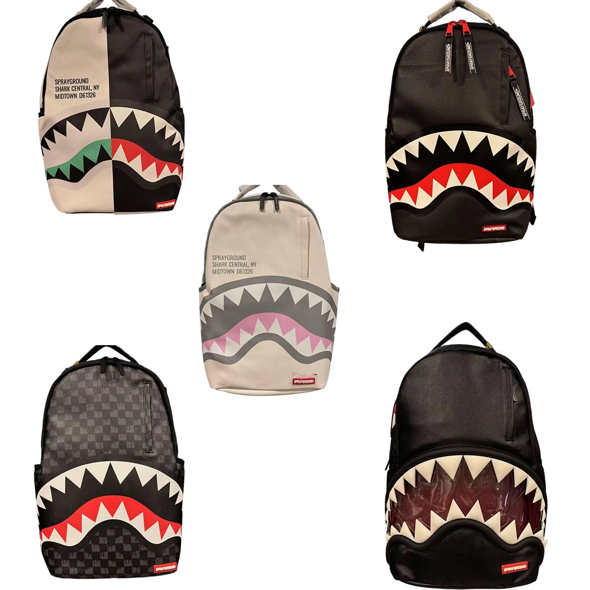 Sprayground Black Shark Mouth Backpack