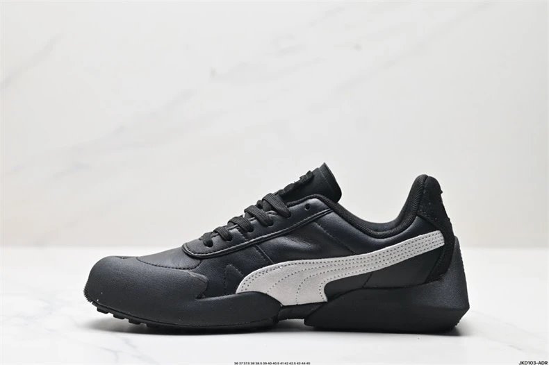 Puma RS-X3 White Brown Suede Sneakers - 12