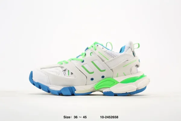 Balenciaga Track 2 Black Chunky Sneakers - 13