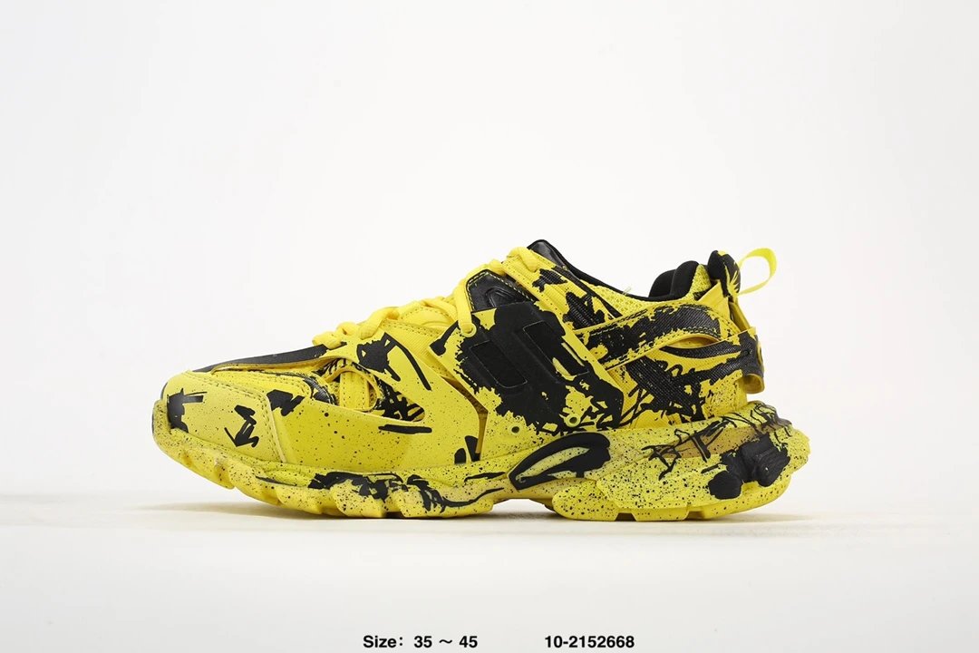 Balenciaga Track 2 Black Chunky Sneakers - 12