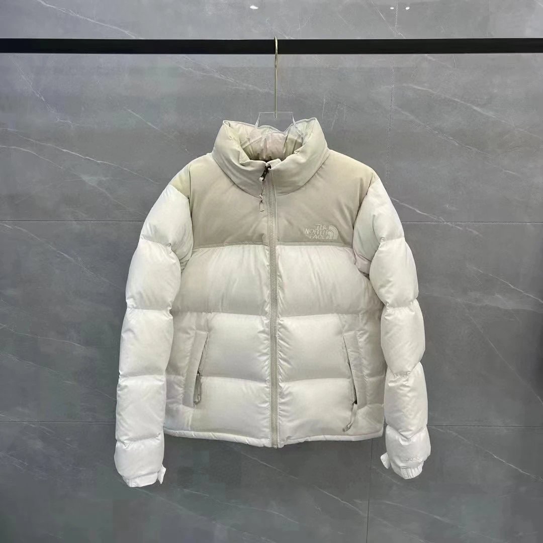The North Face 1996 Retro Nuptse Beige Two-Tone Down Jacket - 14