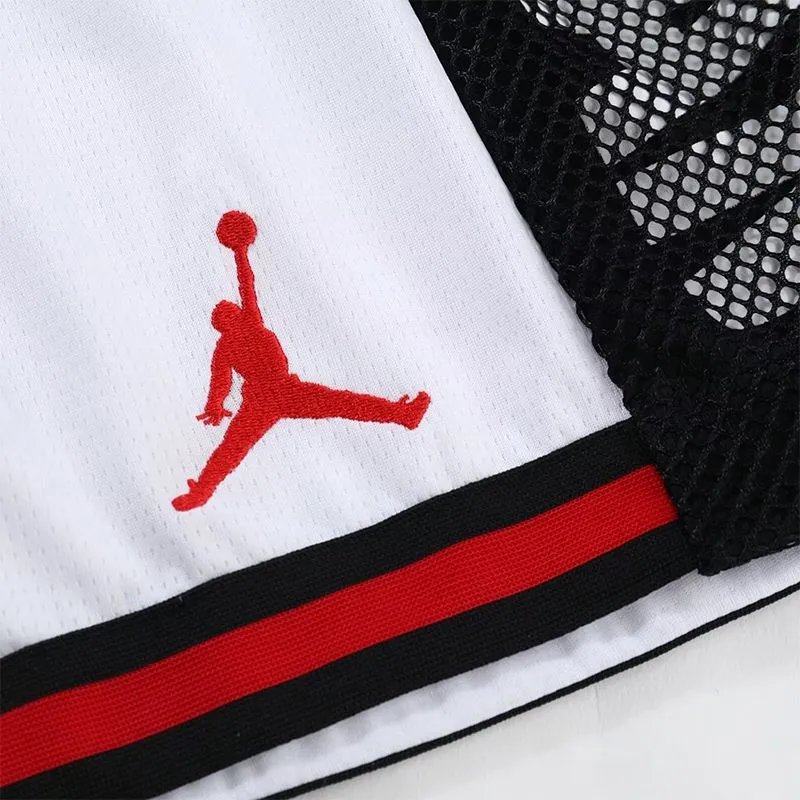 Nike Swoosh Graphic Shorts White/Red/Black - 21