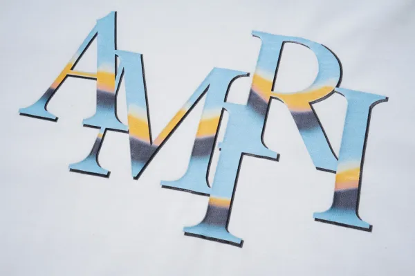 Amiri Logo Graphic T-Shirt Royal Blue - 15