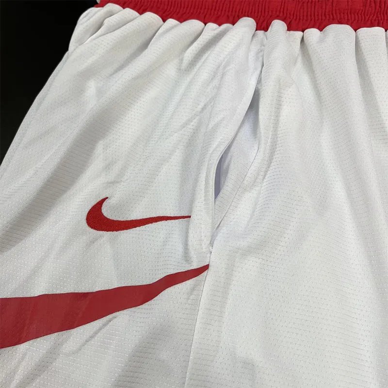 Nike Swoosh Graphic Shorts White/Red/Black - 12