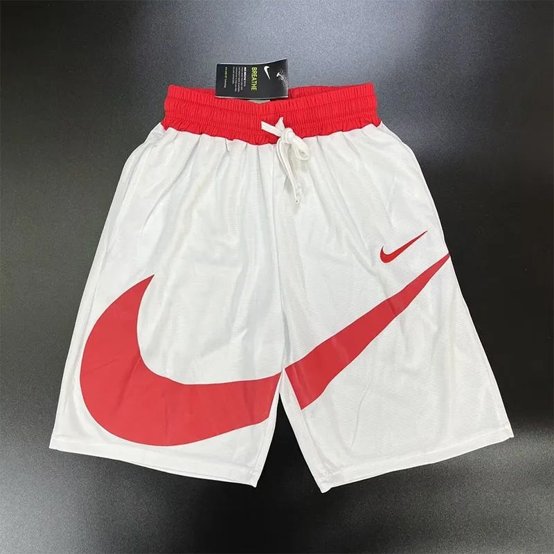 Nike Swoosh Graphic Shorts White/Red/Black - 13