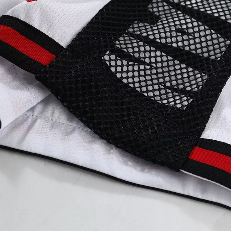Nike Swoosh Graphic Shorts White/Red/Black - 20