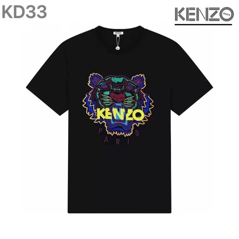 Kenzo Eye Embroidered Black T-Shirt - 13