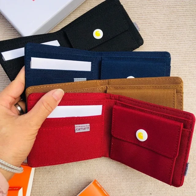 Stüssy Wallets & Card Holders Logo Patch Bifold Wallet product detail image 12