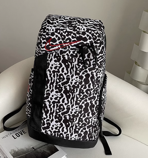 Leopard print white flower
