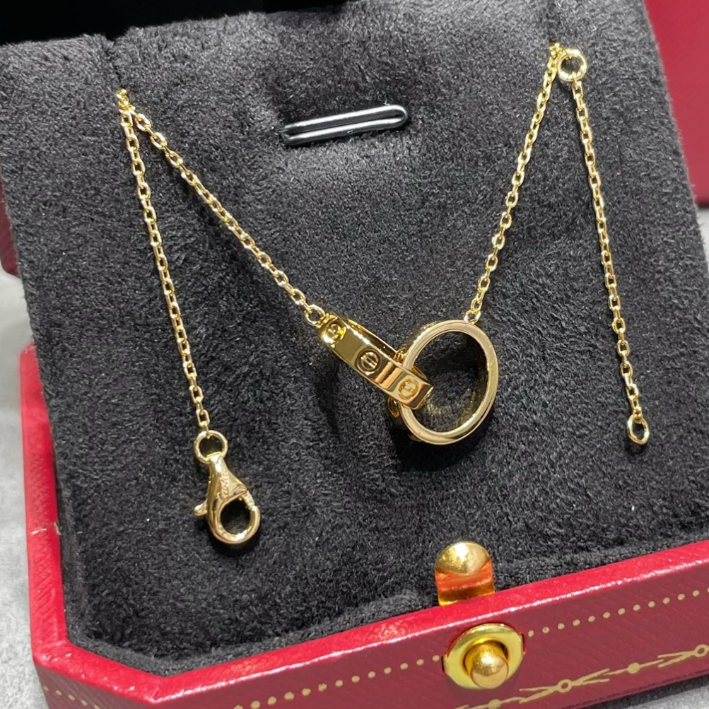 Cartier Love Necklace Yellow Gold Jewelry