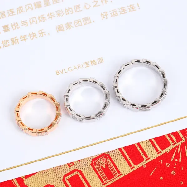 Bvlgari B.zero1 Diamond-Set White Gold Ring Jewelry - 6