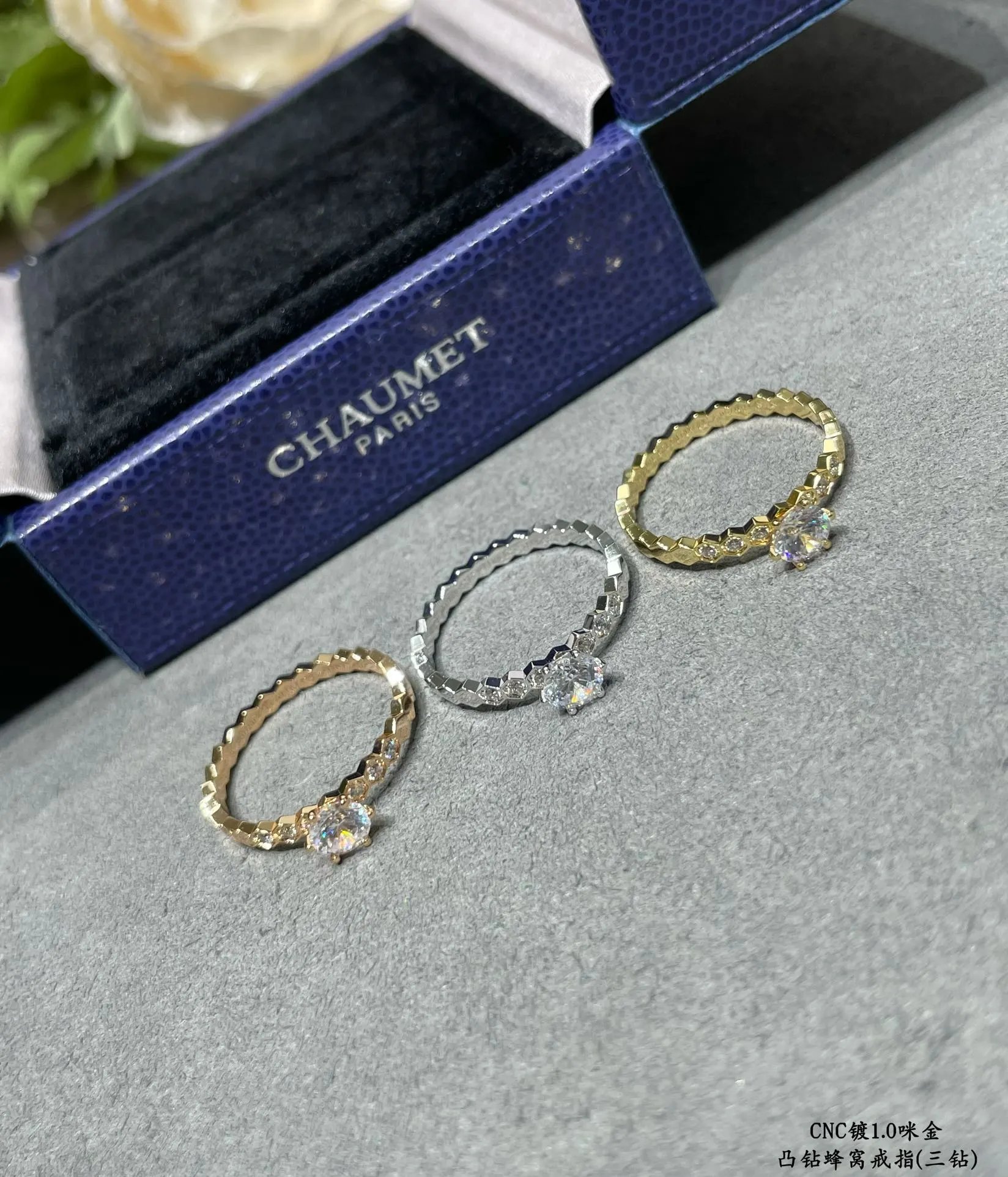 FRED Hexagon Ring Silver Jewelry - 20