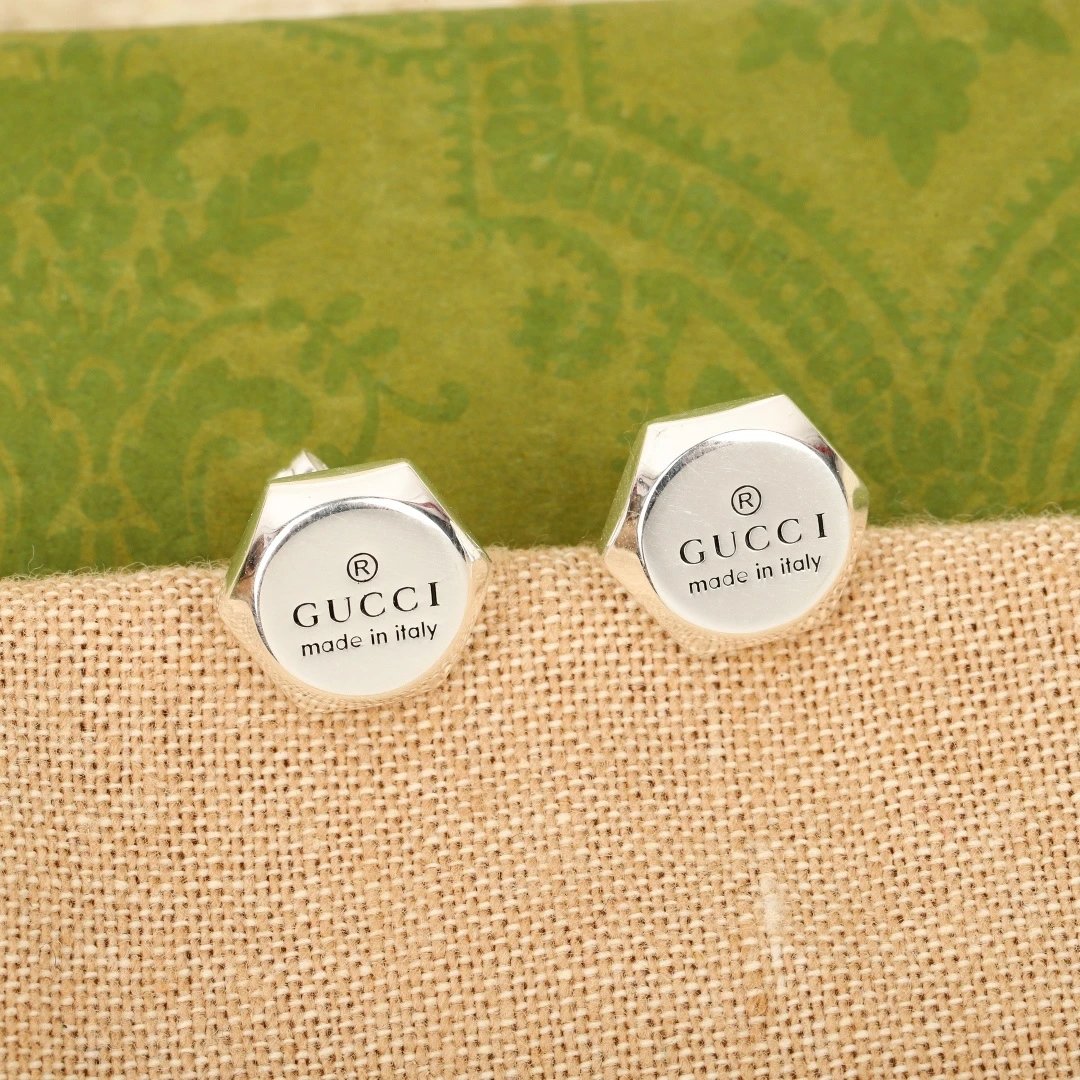 Gucci Hexagonal Cufflinks