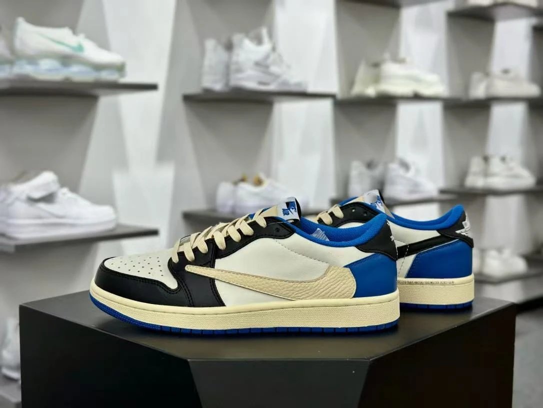 White, blue, black