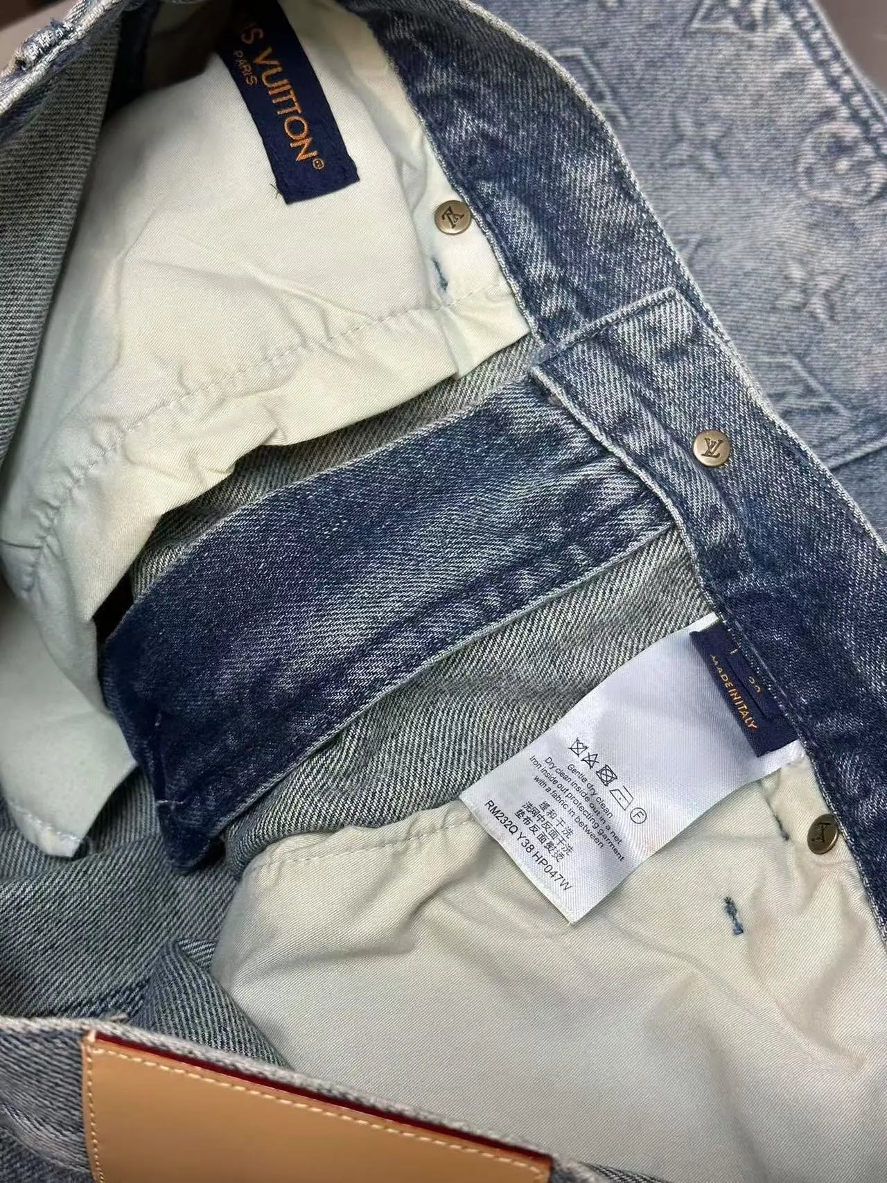 Gallery Dept. Pixelated Check Denim Jacket - 5