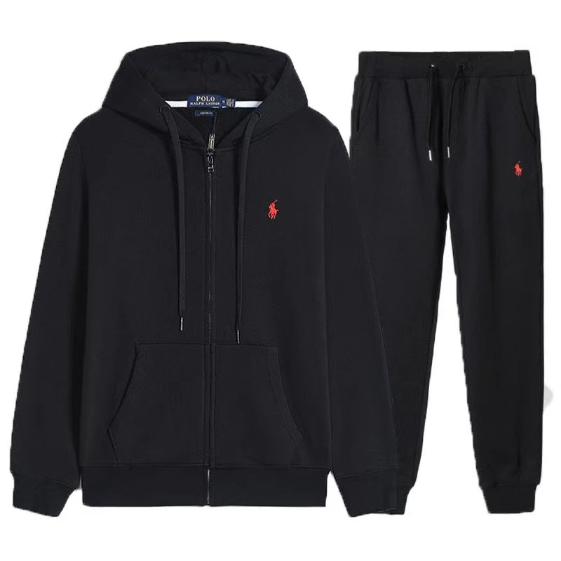 Black Red Zipper Suit MR002