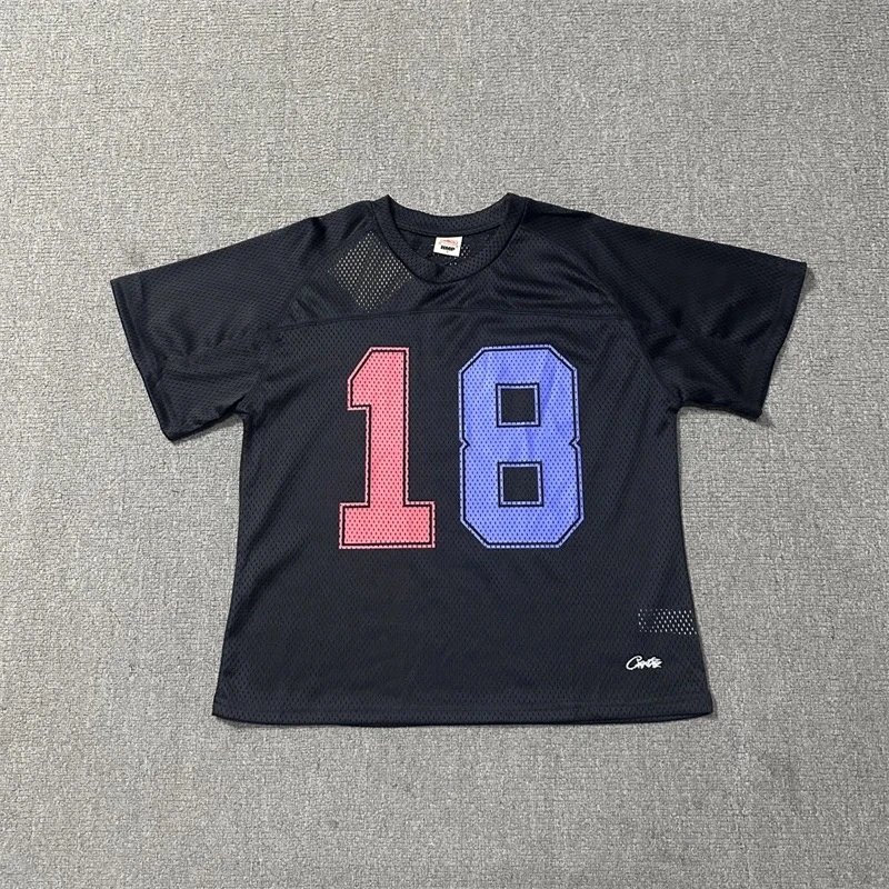 Corteiz Raglan Long-Sleeve T-Shirt White/Black - 34